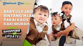 Intip Gaya Baby Lily Jadi Bintang Iklan, Tampil Lucu dan Menggemaskan, Pakai Kaos Kaki Murah