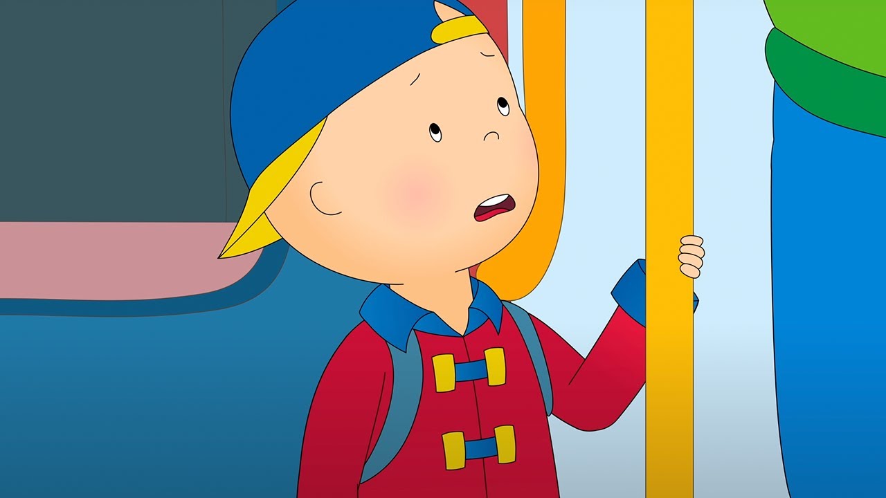 Andar de Metrô pela primeira vez | Caillou em Português - WildBrain