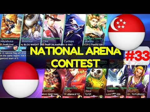 Indonesia VS Singapore [3rd Game 020717] | National Arena Contest Mobile Legends