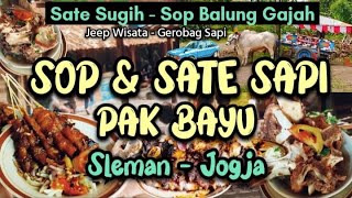 Download lagu MAKAN BALUNG DINOSAURUS PAK BAYU JOGJA | Warung Sop & Sate Sapi Pak Bayu | Sop Pak Bayu #waskitobm mp3