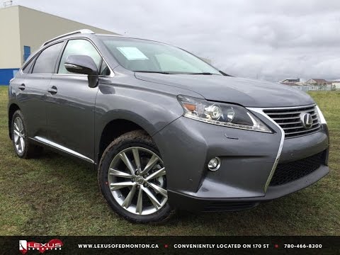 New Grey 2015 Lexus RX 350 AWD Technology Package Review West Edmonton