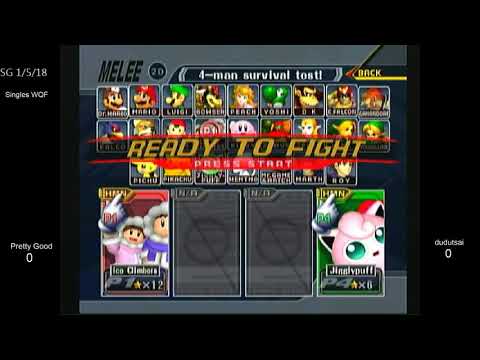 SG 16.13 SSBM - Pretty Good (Ice Climbers) vs. dudutsai (Jigglypuff) - Melee WSF