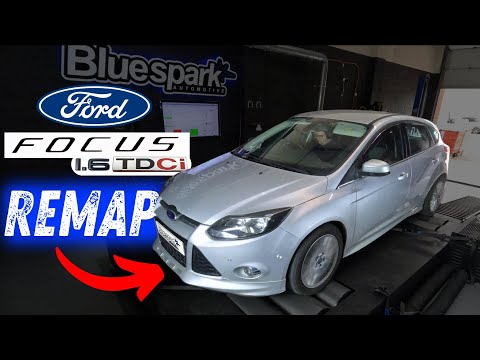 Ford Focus 1.6 TDCI ZETEC 113bhp/115ps Custom ECU Remap with Dyno Test