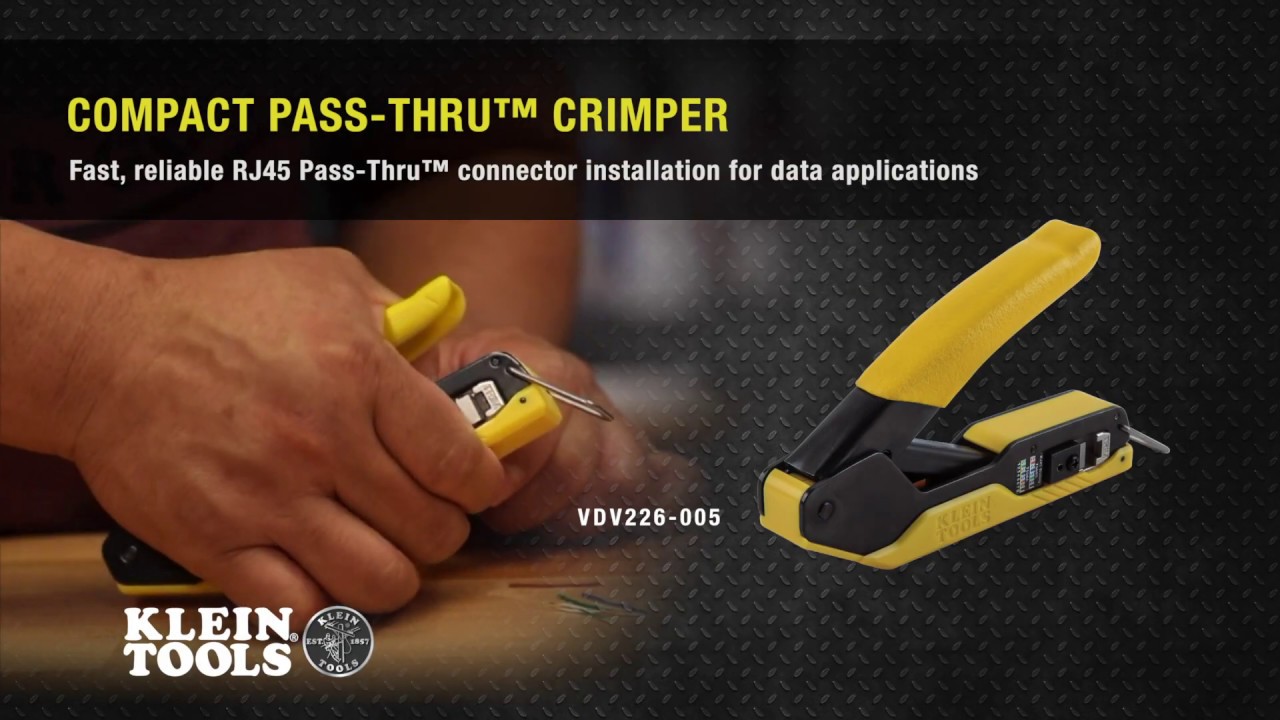 Compact Pass-Thru Modular Crimper (VDV226-005)