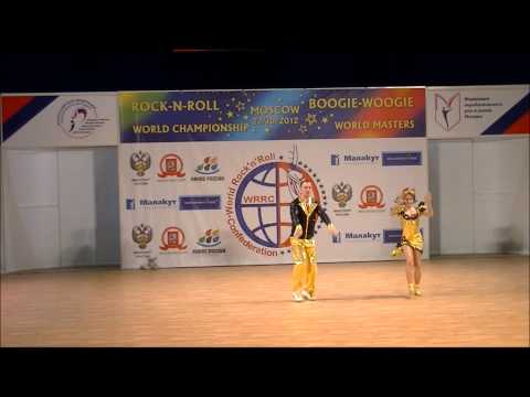 Ivan YOUDIN und Olga SBITNEVA World Championship Moskau 27.10.2012 Rock´n´Roll Footwork