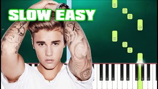 Justin Bieber - Intentions ft Quavo (Slow Easy Pia