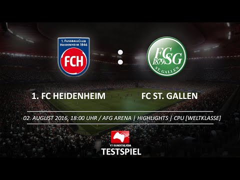 TESTSPIEL HIGHLIGHTS | 1. FC Heidenheim vs. FC St.Gallen | 02.08.16 | YTBL