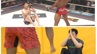 - 萩原戦前の公開練習でベイノア戦の「お願い」ポーズを再現する弥益ドミネーター聡志選手w