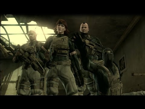 Metal Gear Solid 4: Guns of the Patriots (PS3) Meryl And Rat Patrol Team 01 HD 720p