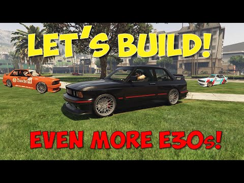 Let's Build Three MORE IRL BMW E30 M3's On Your Sentinel Classic in GTA Online