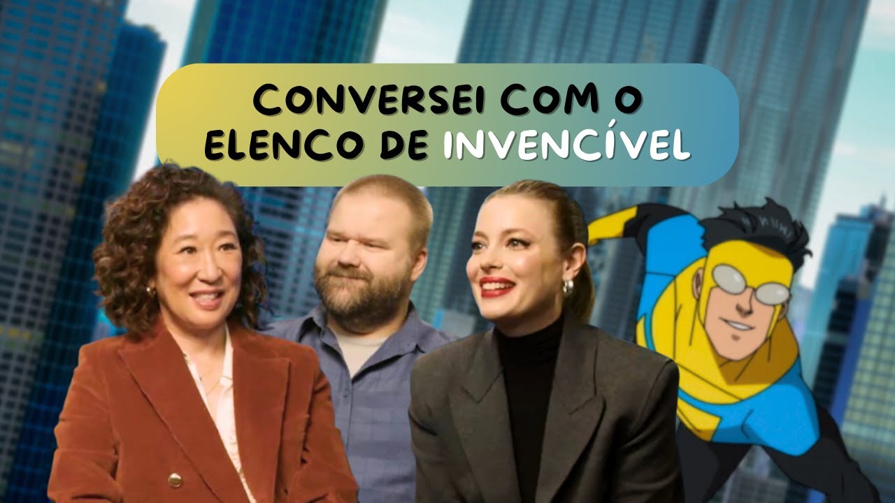 ENSINEI A SANDRA OH A FALAR "EU TE AMO" | Entrevista com o elenco de Invencível
