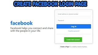 How to Create Facebook Login Page in Bootstrap 5 ?  #website #facebook #webdevelopment