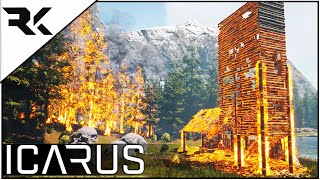 ICARUS | Burnt Down My base & Started A Forest Fire | INSANE GRAPHICS!