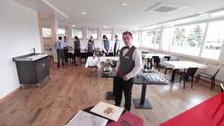 preview picture of video 'Les Roches practical learning facilities tour with Tristan'