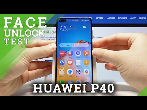 How to Test Face Unlock in HUAWEI P40 - Check Huawei Face ID