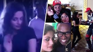 Sneha Ullal's hot sizzing dance at Chris Gayle & Dwayne Bravo's party! | T20 World Cup- MovieBlends