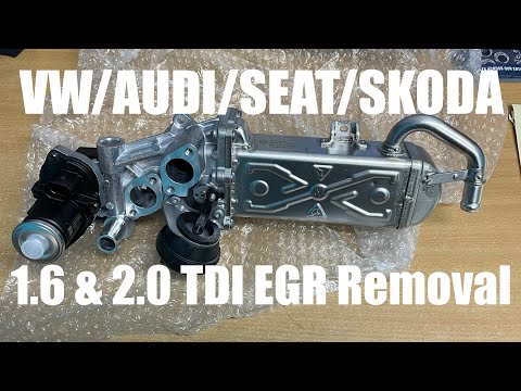 VW 1.6 + 2.0 TDI EGR + Cooler Removal - VAG Cars Audi Seat Skoda How To DIY Golf MK6 A3 A4 Leon