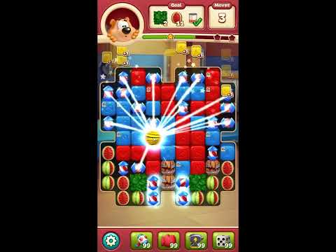 Toon Blast Level 8490 - NO BOOSTERS 🐻🐺🐱 | SKILLGAMING ✔️