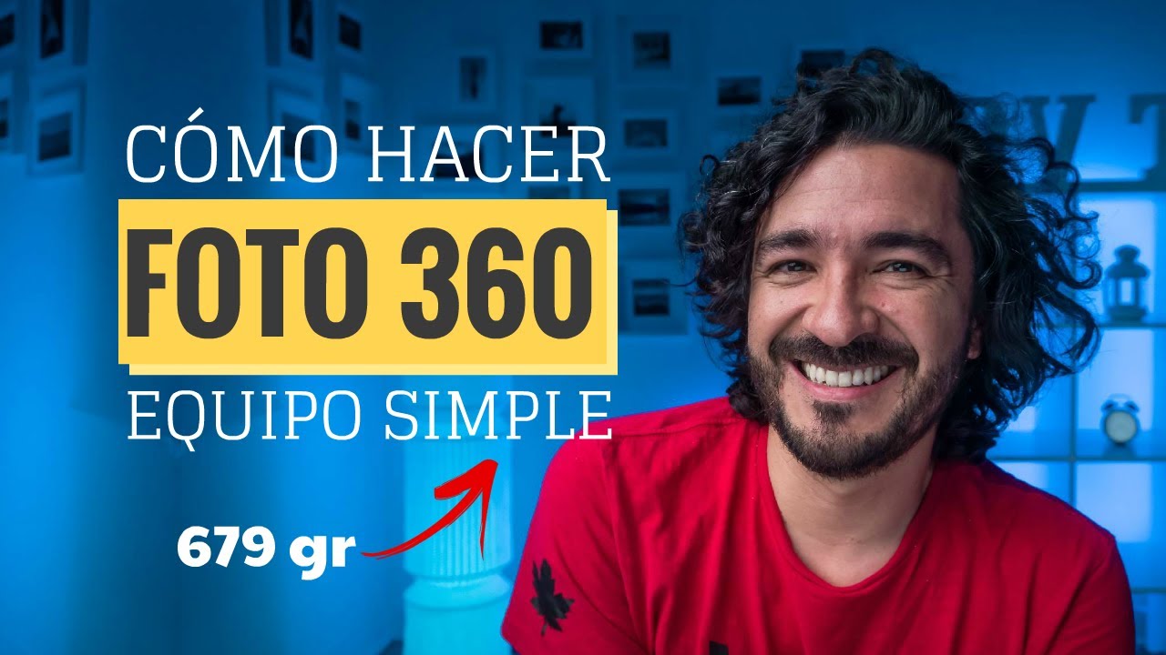 Cómo hacer fotos 360 interactivas ✅  con un EQUIPO SIMPLE y LIVIANO
