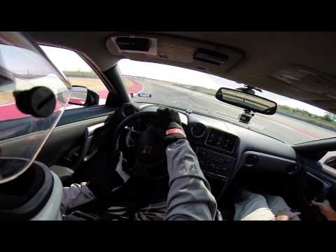 COTA 2:25.14 with instructor  passing Porsche GT Cup car.  Judd's GTR aug 29 2015  Helmet cam