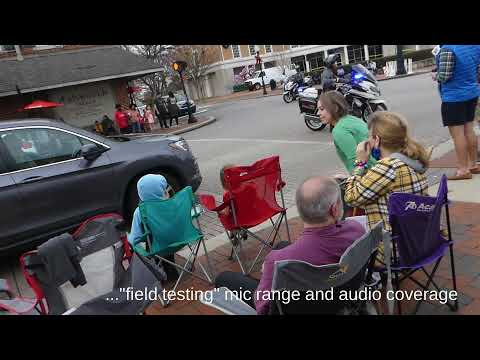 PA system setup for a city parade using a Presonus 16.4.2  - Event Video 34
