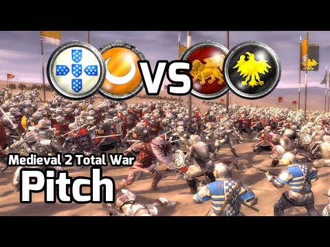 Medieval 2 Total War Online Battle #161 (2v2) - One Cav