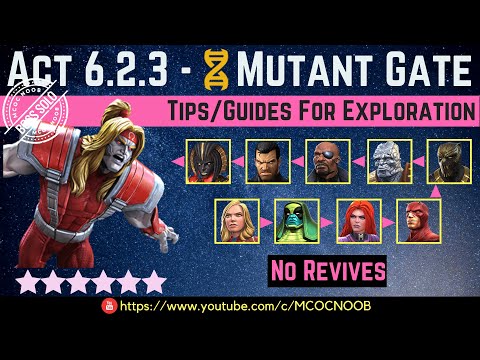 MCOC: Act 6.2.3 - Mutant Rarity Gate - Tips/Guide - No Revives - Story quest