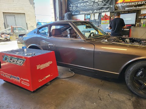 Datsun 3.0L Stroker 240Z Dyno Run 1 of 3