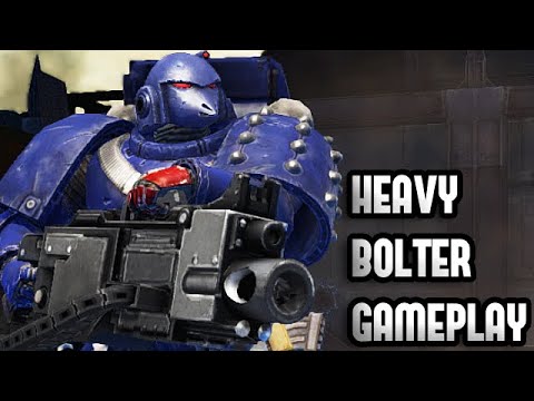 Devastator with Heavy Bolter vs Orks! - Warhammer 40k: Space Marine, Augmented Mod