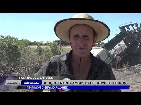 2023 03 06 ACCIDENTE RUTA UNO COLONIA SAN JOSE
