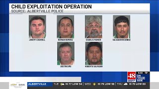 Six arrested in Albertville child exploitation sting