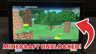 How To Play MINECRAFT UNBLOCKED At School/On A Chromebook! (Online, No Download!)