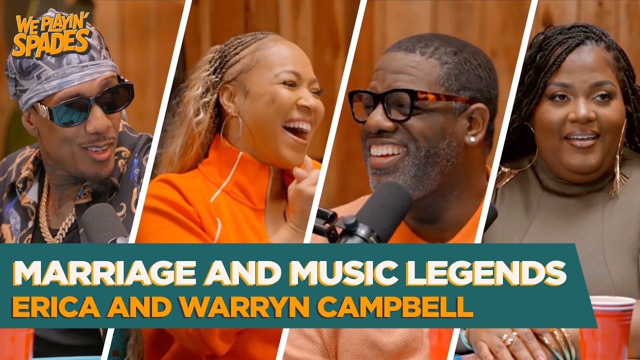 Warryn & Erica Campbell on Marriage, Faith & Spades | We Playin' Spades