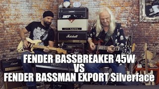 Video thumbnail for Fender Bassbreaker 45W vs. Fender BassMan Export 40W   - Talk & Jam by Bibl Rocks - Guitars & Gear Show