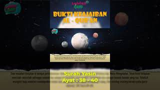 Download lagu Bukti Keajaiban Al - Qur'an Garis Edar Tata Surya Surah Yasin Ayat 38 - 40 mp3