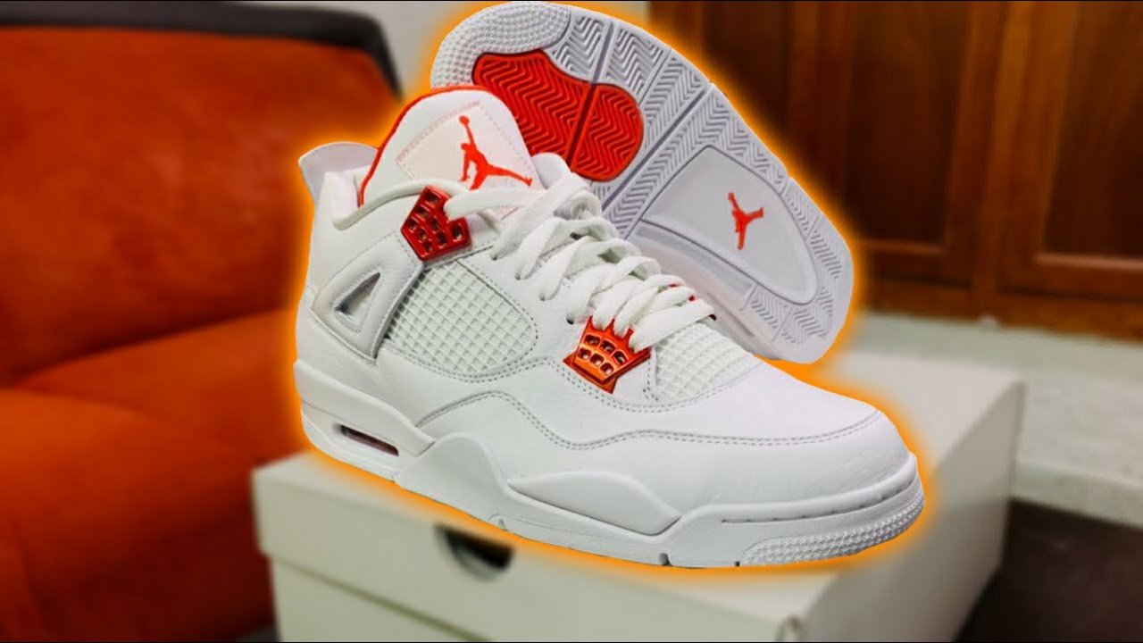 UNBOXING JORDAN AIR RETRO 4 ORANGE / METALLIC PACK/ MÉXICO
