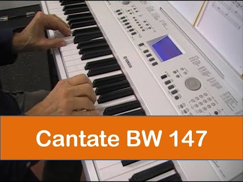 Cantate BW 147 -J. S. Bach - Piano et clavier - Version facile - Partition