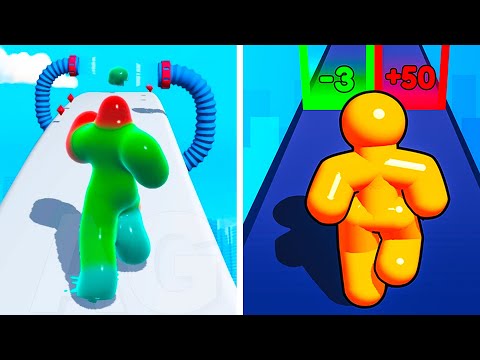 Blob Runner 3D vs Tall Man Run |⭐✅❤️✅⭐| All Level Gameplay Android iOS KN2445