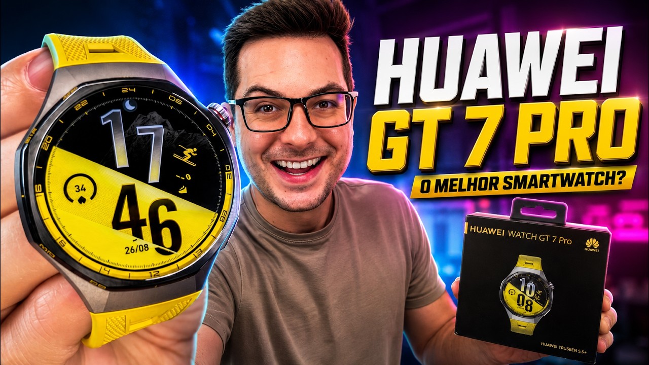 CHEGOU! O Huawei GT 7 Pro agora MAIS COMPLETO!