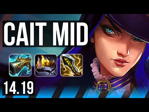 CAITLYN vs LUCIAN (MID) | 15/4/9, Godlike | EUW Master | 14.19