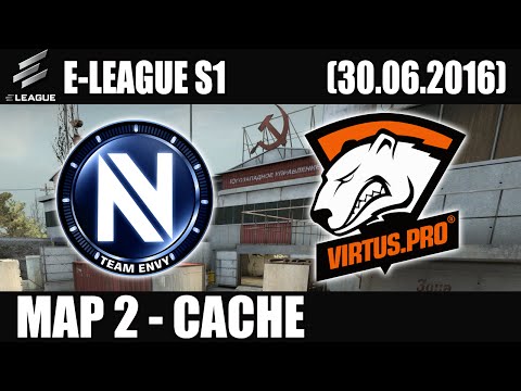 Team EnVyUs vs Virtus.Pro | Grand Final Map 2 (Cache) E-LEAGUE Group F (01.07.2016) [CSGO]