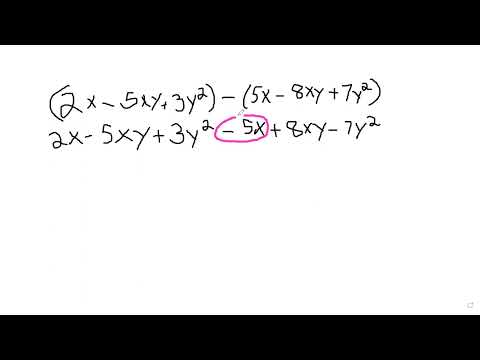 Simplifying Algebraic Expressions with Parentheses