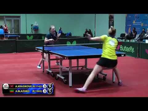 3.BLAZHKO - KRASIKOVA RUSSIAN Team Championship #tabletennis #настольныйтеннис