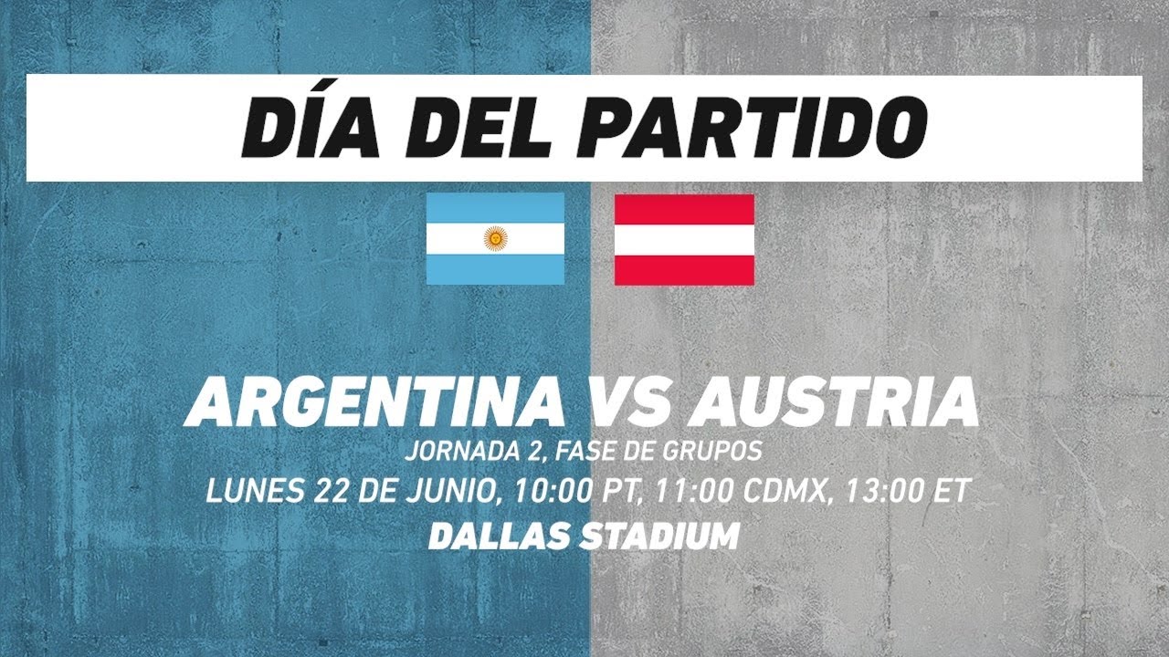 Argentina vs Austria, frente a frente: Futbol