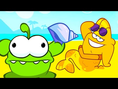 Capa de As Histórias do Om Nom  ⭐  Praia, Sol e Mar ⭐ Desenhos Animados Engraçados Para Crianças