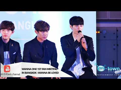 170916 - Press Con WANNA ONE 1st Fan Meeting in Bangkok : WANNA Be LovEd