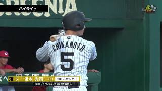 【ハイライト】7/8(水) 神0－8広（ＳＧＬ）| 富田、小川がともに3回無失点！近本は1番センターで9回まで出場！伏見はスタメンマスクで戦列復帰！
