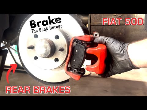 How to Replace Rear Brake Pads & Rotors on a Fiat 500 (2012-2019)