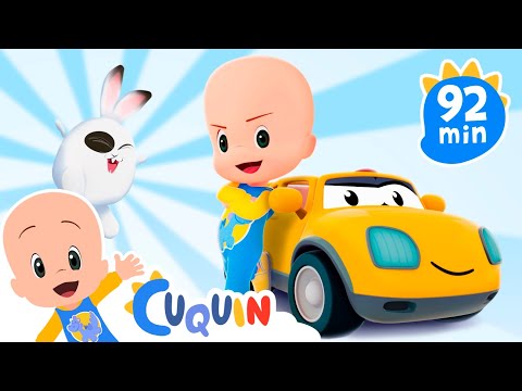 Coches de colores: aprende las formas con Cuquín y más 🚘 Caricaturas y dibujos animados para bebés