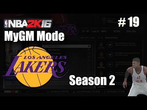 NBA 2K16 Lakers MyGM - Trading for a New Center? - Ep.19